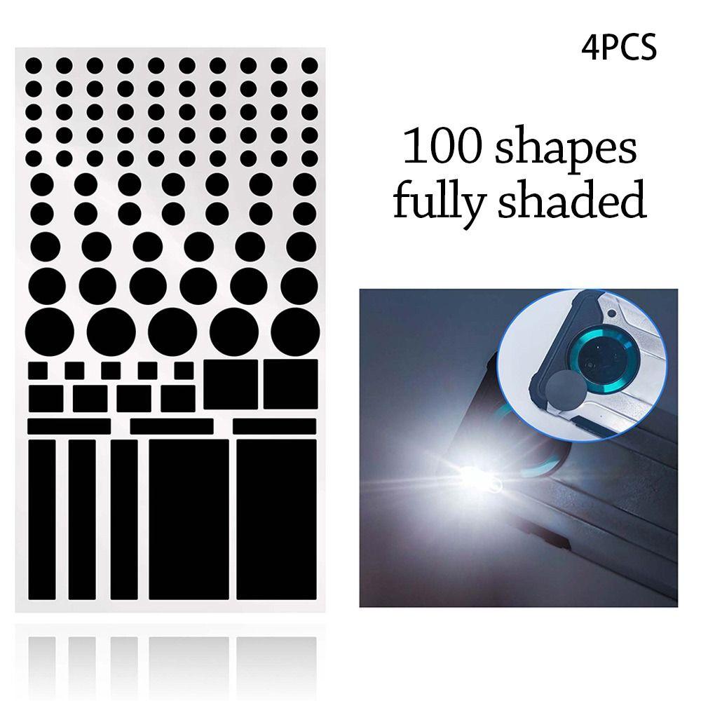 

Побутові Водонепроникні Світлозатемнюючі Наклейки Блокування Світла Наклейки для Блокауту Самоклеючі Автонаклейки 4PCS-A(full shading)