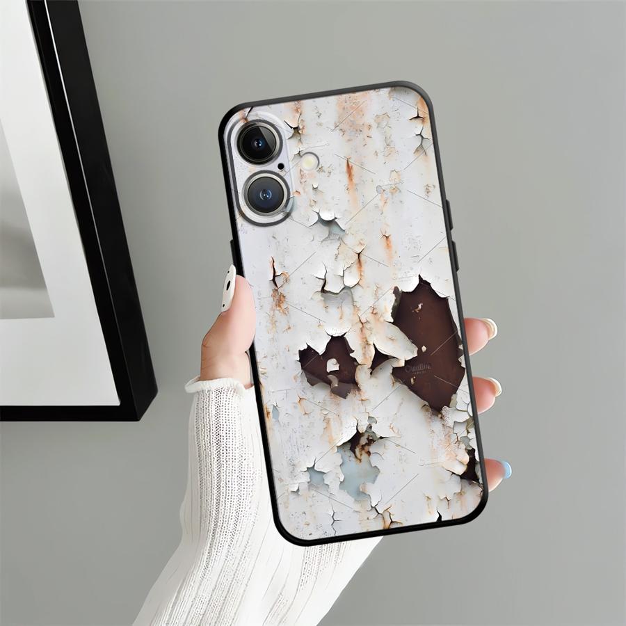 

Funda Phone Cover Case for iPhone 13 Mini 12 7 8 14 17Air 15 Plus 11 X XS XR 17 16 Pro Max SE Retro Rust iPhone 16e