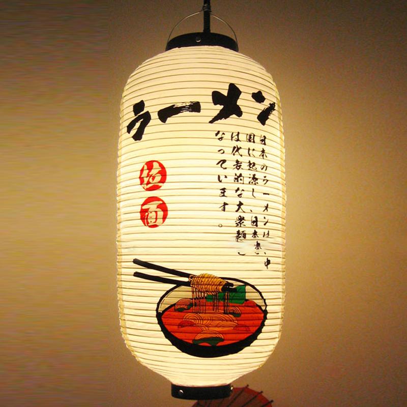 Upscale PVC Waterproof Japanese Style Lantern Sushi Ramen Izakaya Korean Cuisine Restaurant Pub Decor Hanging Lantern Outdoor