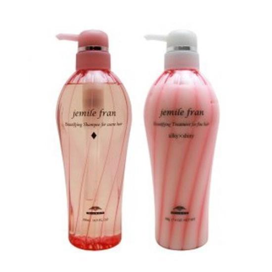 Milbon Jemilefran Shampoo Diamond D 500ml Treatment Silky Shiny 500g Set +