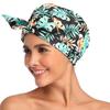 Shower Caps Stylish Ladies Home Reusable Hair Wrap Exquisite Pattern Elastic Waterproof Bath Hat Bathing Headwear