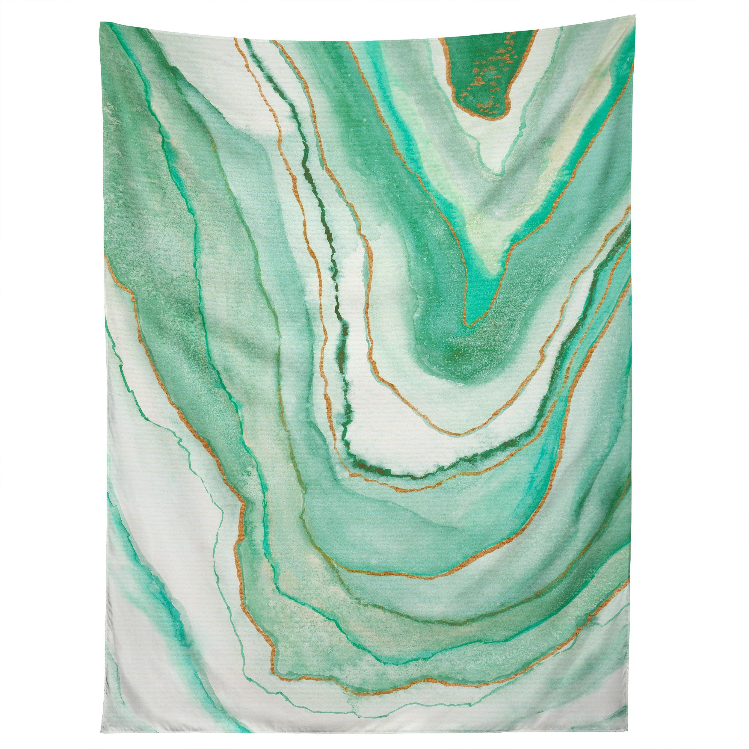 AGATE INSPIRED WATERCOLOR 07 tapestry 75x100