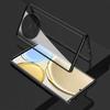 360 Full Case For Huawei Nova Y91 Case Double Sided Magnetic Adsorption Metal Tempering Glass Protection Cover Nova Y 91 Bumper