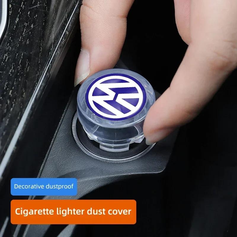 2026 Hot For Volkswagen VW Car Cigarette Lighter Cover DustProof Decoration Cap For Volkswagen GTI CC Tiguan Passat Golf Polo To