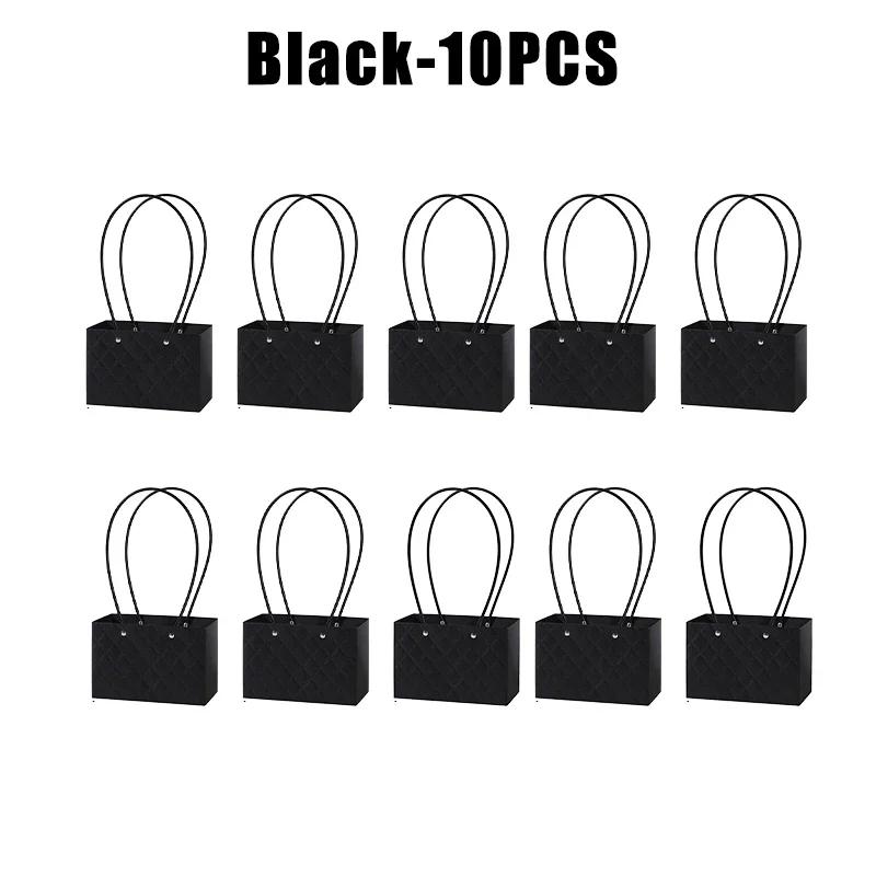 Flower Gift Bags Paper Bouquet Bags Rectangle Flower Box for Arrangements Bouquet Box with Handles Florist Supplies for Wedding