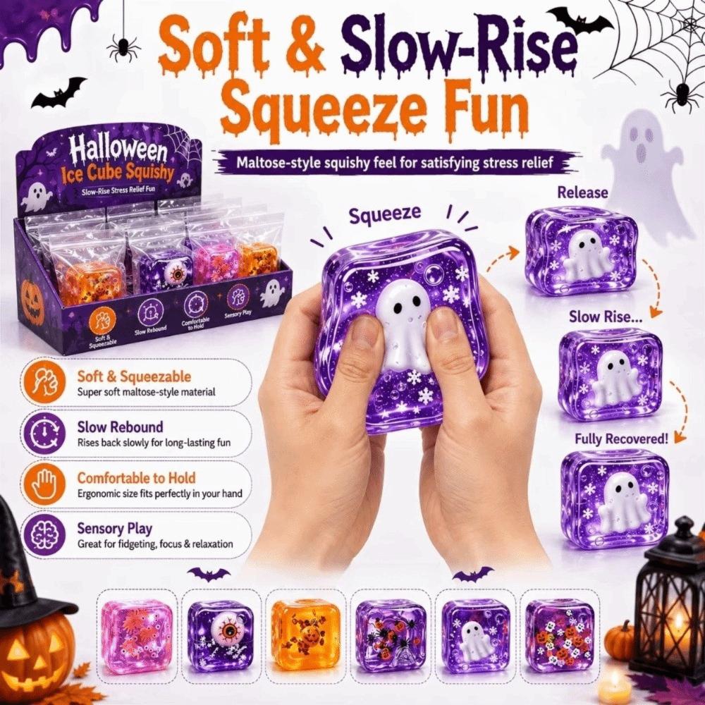Soft Squeeze Maltose Toy Slow Rebound Slow Rebound Squishy Cube Ice Cube Squishy Toy Christmas