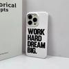 Creative English Letters Simple Texts Jelly Phone Case for iPhone 17 AIR 16 15 14 13 12 11 PRO MAX XSMAX XR 7 8 PLUS Y2K Cover