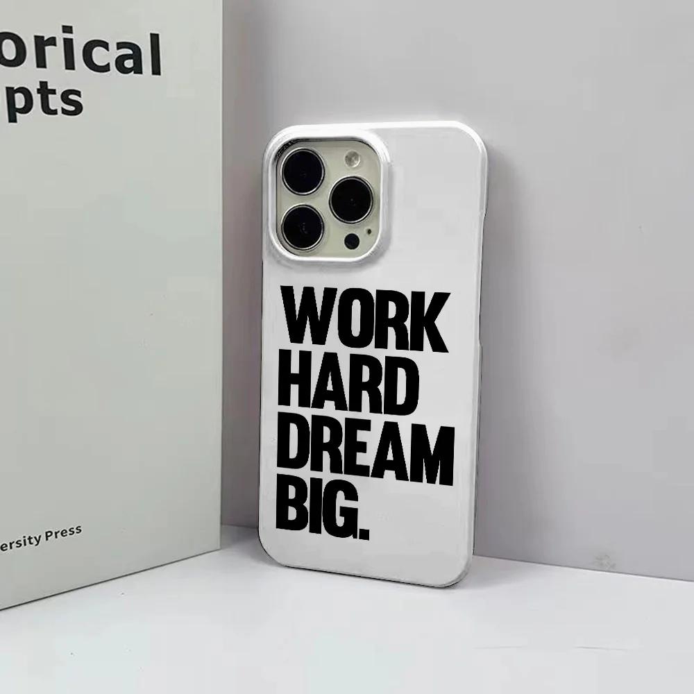 Creative English Letters Simple Texts Jelly Phone Case for iPhone 17 AIR 16 15 14 13 12 11 PRO MAX XSMAX XR 7 8 PLUS Y2K Cover