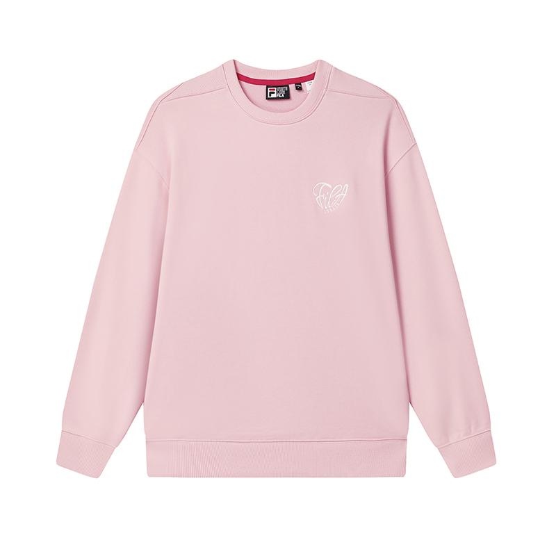 New FILA Sweatshirts Men's Lotus Root Orange Pink F11U439202FLP