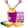 (18 Count) Garbage Bag Drawstring Trash Bags  Disposable Home Kitchen