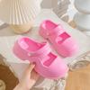 EVA hole shoes women's thick soles step on shit feeling outside wear new home non-slip fashion cool slippers direct sales
