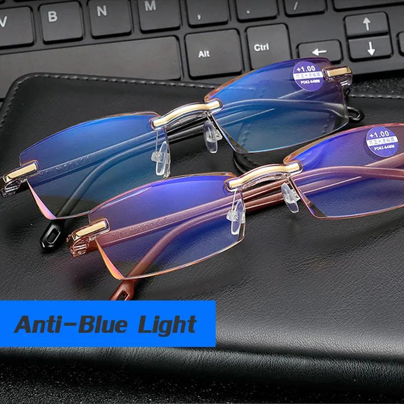 Unisex Blue Light Blocking Reading Glasses Man Woman Presbyopic Eyewear Resting Lenses Computer Glasses Progressive Eyeglasses