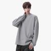 2026 Spring Autumn Men Casual Soild Color T Shirts Men Loose Harajuku T-Shirts Male Fashion Korean Streetwear Long Sleeve Tees