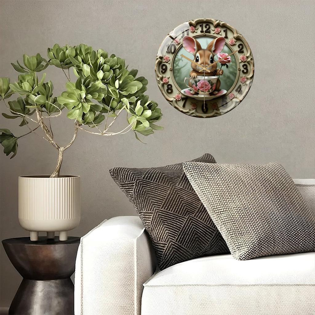 12 Inch Glass Wall Clock Aiming To Delight with Its Simplicity and Performance