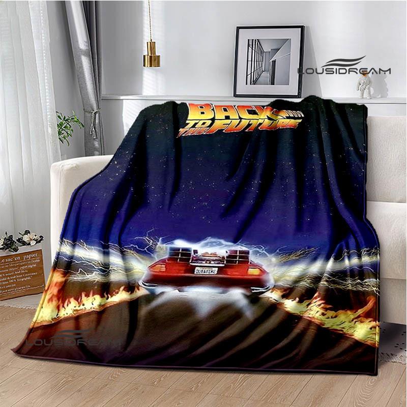 Movie Back To The Future blankets picnic blanket Warm Flannel blankets Soft and comfortable blanket bed linings Birthday Gift