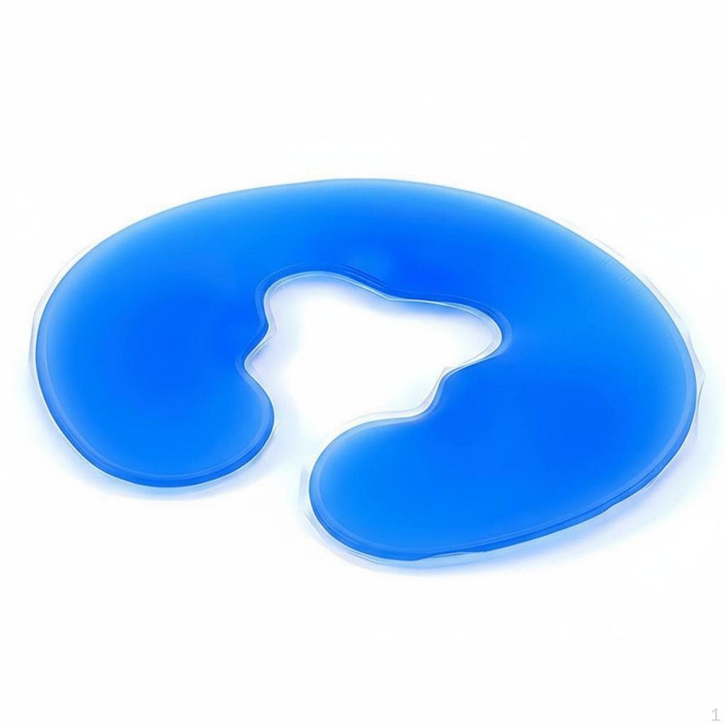 Beauty Bed Face Pad Traceless Silicone Pillow Comfortable Support Prone Comfort for