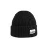 Ganni A4429 099 Logo Patch Structured Beanie