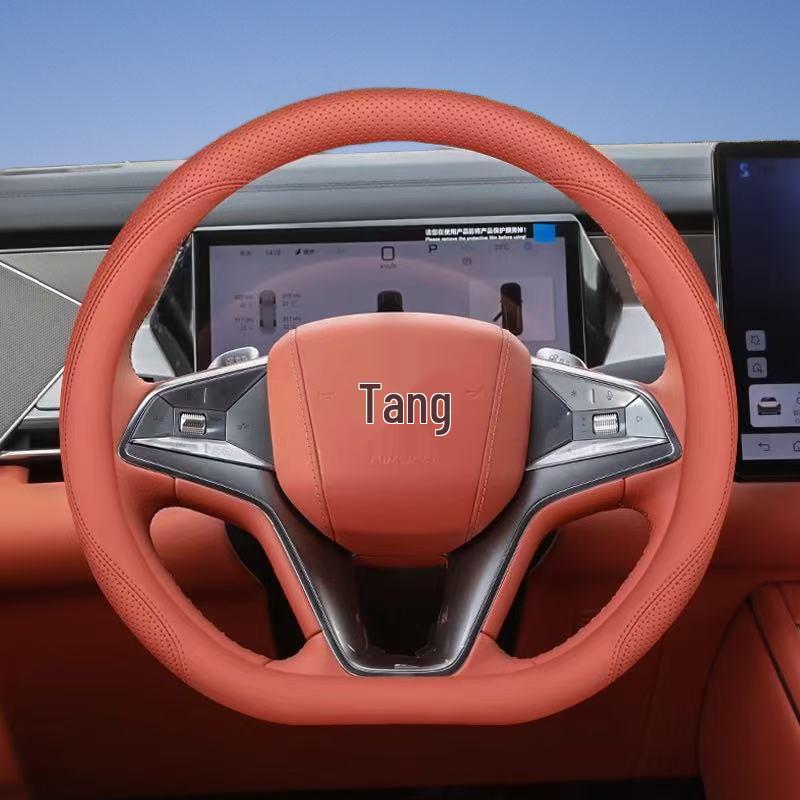 Husa Volan BYD Tang L: Piele Nappa, Anti-Alunecare, Accesoriu Interior DMI