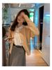 Sicilian Autumn Rhapsody French Lace Collar Shirt for Petite Women