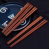 2025 High-End Anti-Mold Golden Cherry Blossom Bamboo Chopsticks – Anti-Slip & Heat-Resistant for Home Use