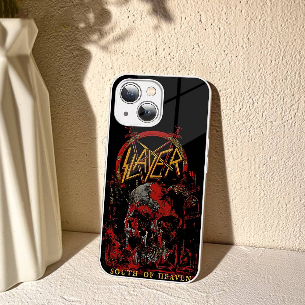 S-Slayers Band For IPhone 14 13 12 Mini 11 Pro XS Max X XR 14 Plus Tempered Glass Cover