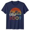 17th Birthday TShirt Vintage 2009 Birthday Party Gift Retro Tee For Unisex Unisex