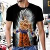 2026 Summer Dragon Ball Retro Fitness T-shirt Men's Oversized 3D
