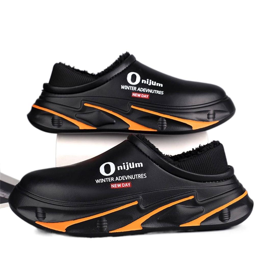 Cotton slippers winter velvet warm fur integrated bag with cotton mop home cotton shoes