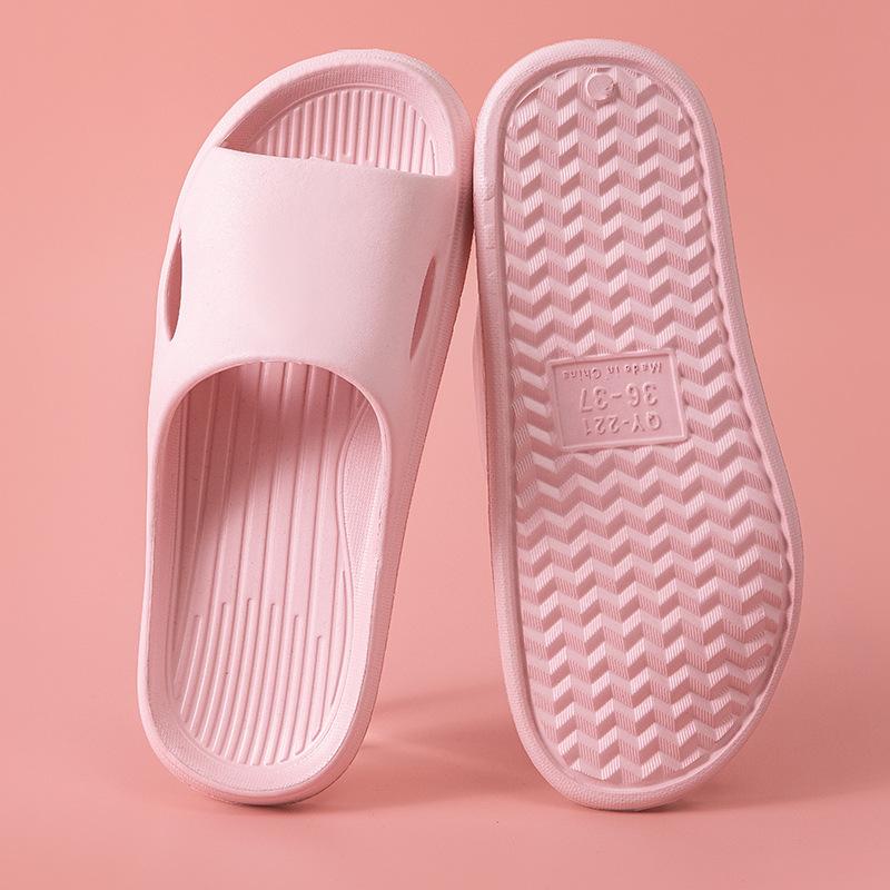 Morbide Pantofole da Casa per Coppie Estive da Interno Antiscivolo Pantofole da Bagno Sandali Monocolore Hotel Famiglia Uomo Donna Infradito Scarpe Piatte