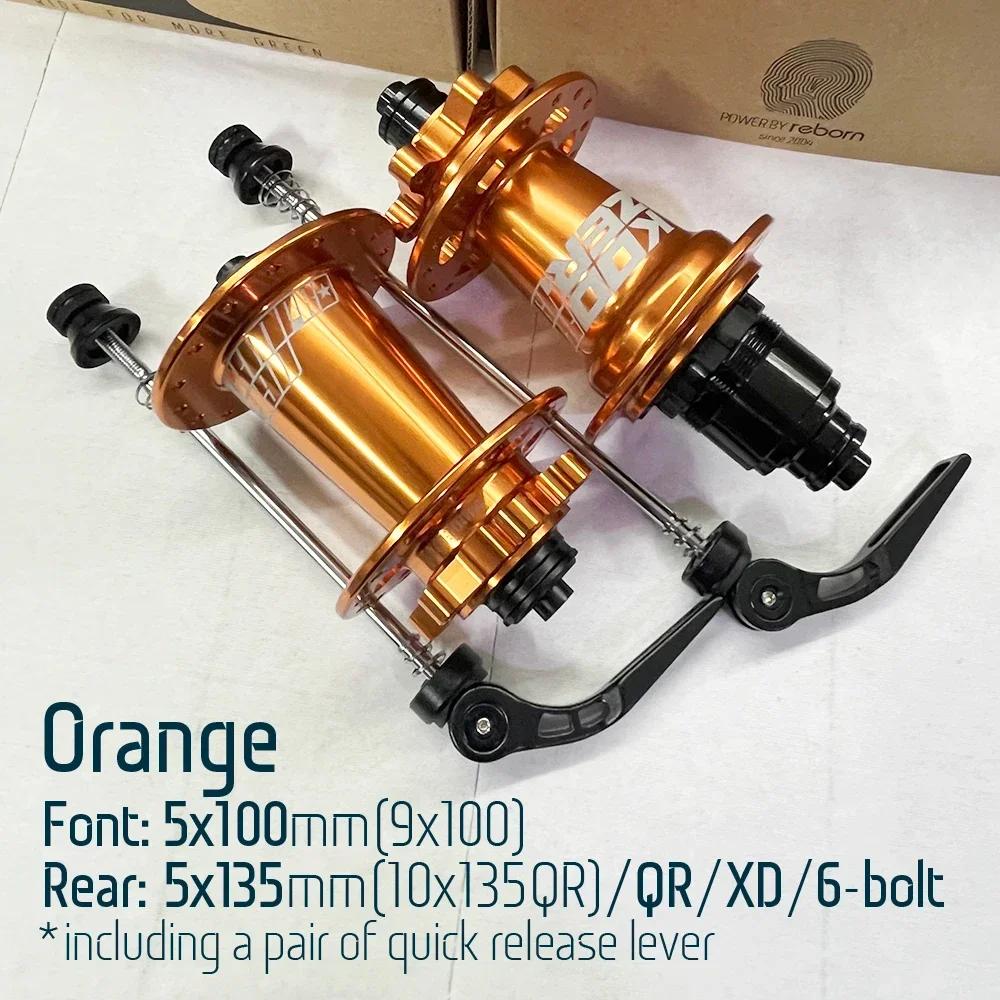 Koozer Xm490 Pro Rear Mtb K7 Cube 28/32/36 Holes Bicycle Hubs 5X135 12X142 Qr Thru Axle Noisy Hub For 11 12 Speed Xd