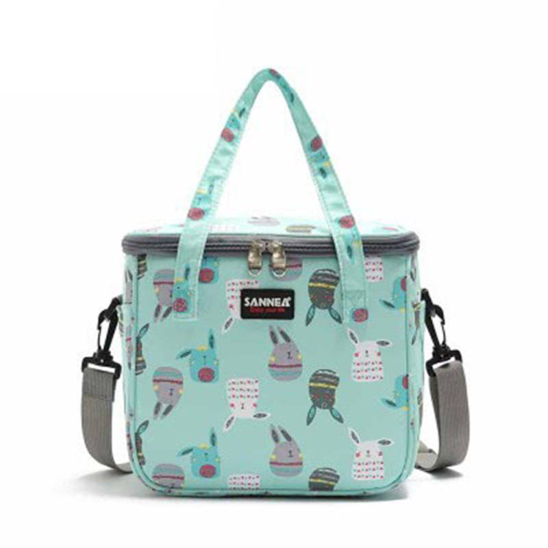 7L Waterproof Insulated Lunch  Bag Adjustable Reusable Lunch Box For Work Office School Picnic Beach Totoro