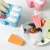 4 Pieces Silicone Popsicle Molds BPA Free Ice Pop Molds Easy Release with Reusable DIY Homemade Easy Release Ice Pop Make