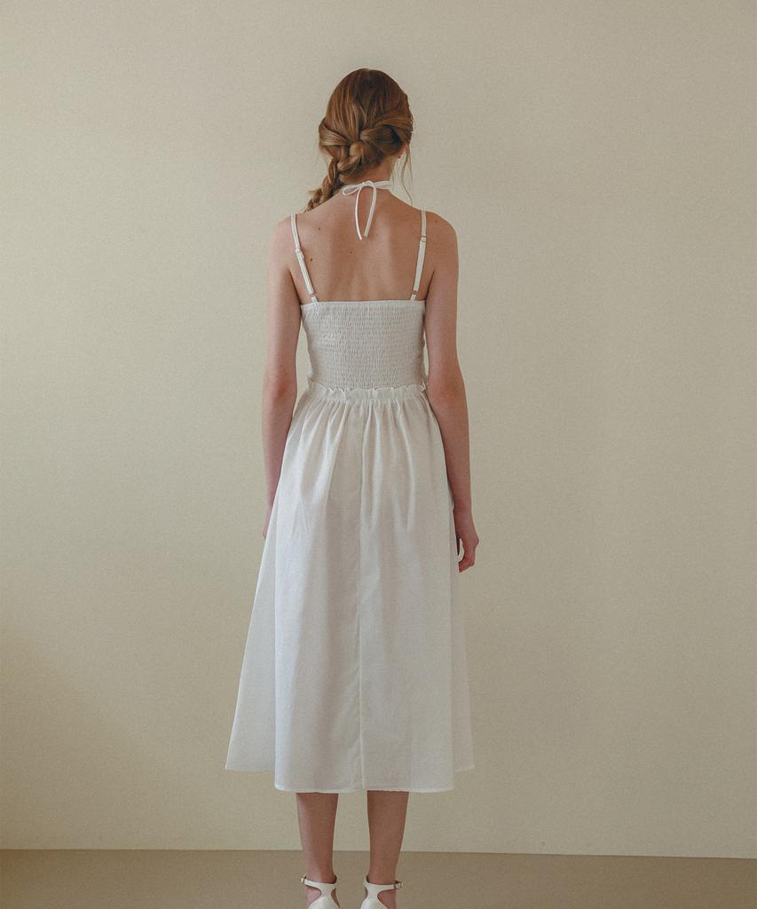 Hypernet Halterneck Fairy Dress_White
