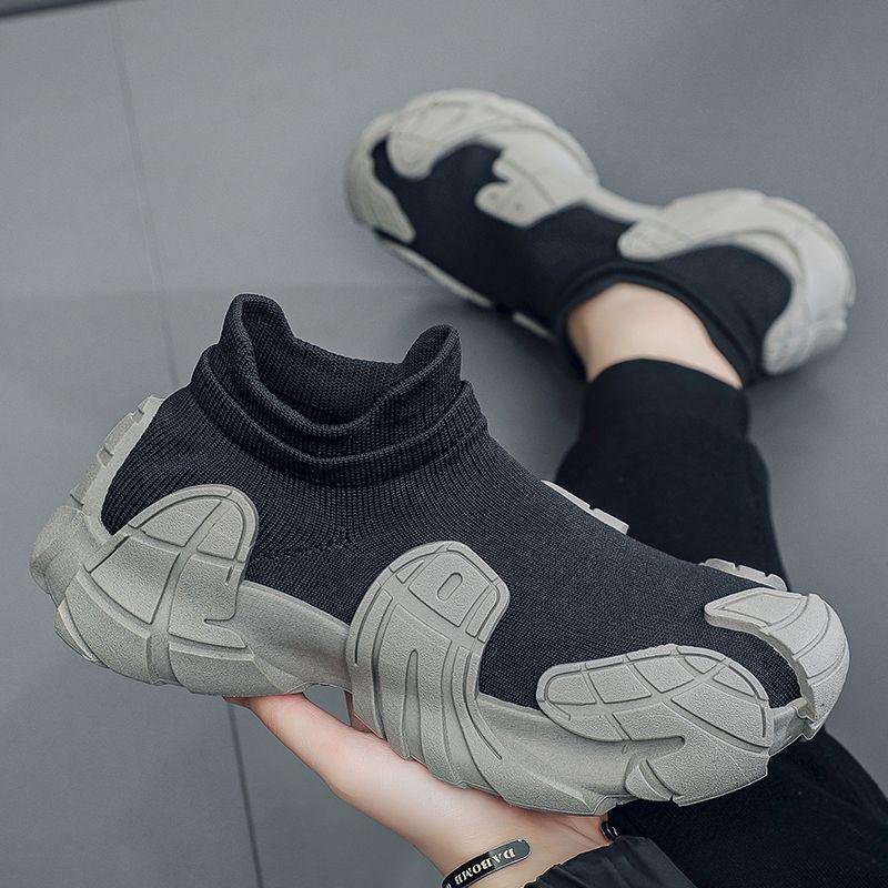 Pánské letní prodyšné mokasíny Flyknit nazouvací - Měkká podrážka, módní a pohodlné