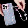 Zhitai Frosted Laser Mobile Case for iPhone 14 Pro and Huawei Mate 60 with Bracelet