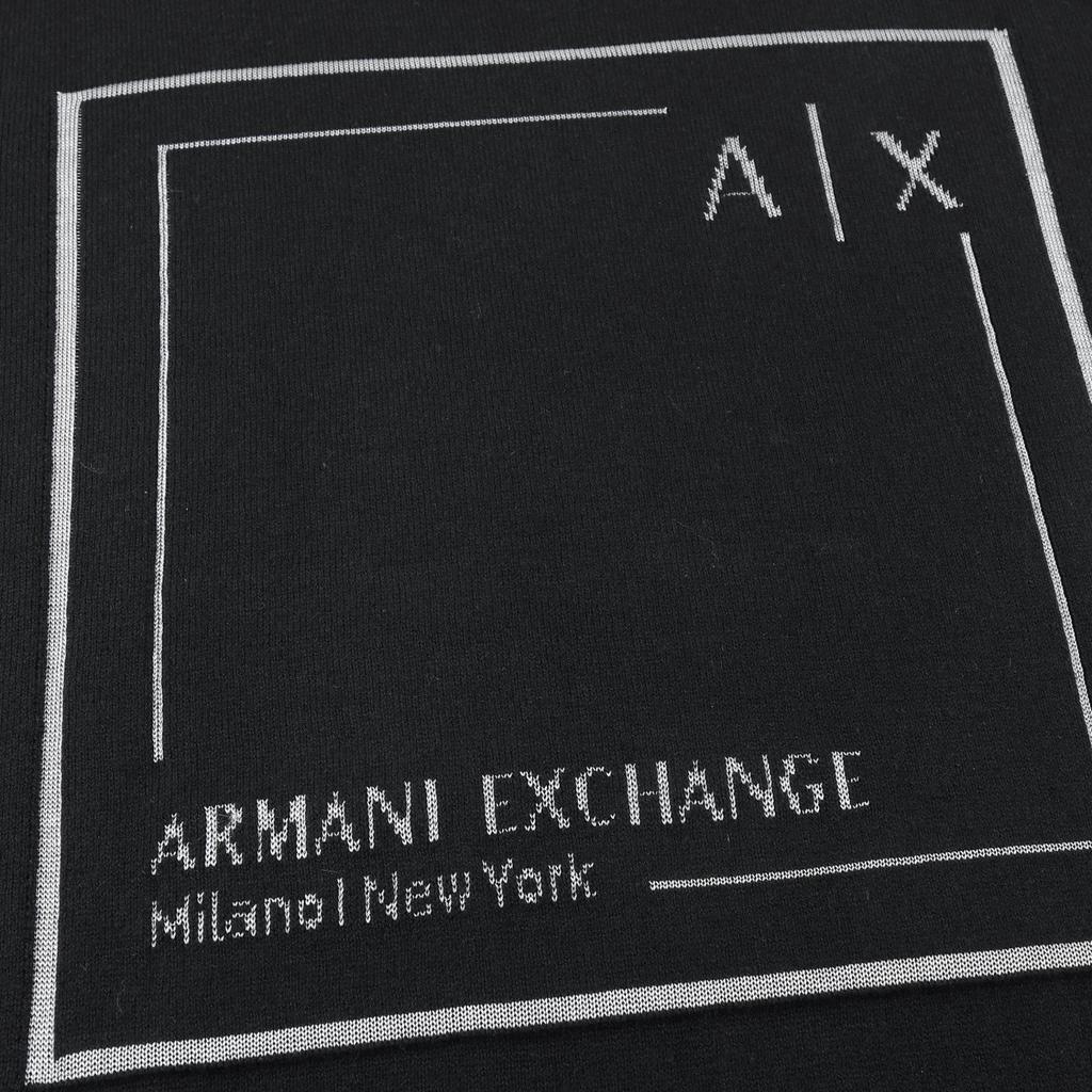Armani Exchange Letter Print Crew Neck Pullover Long Sleeve Sweatshirt Men Sweatshirt 3RZM1A-ZM2HZ-1200