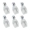 62KD Pack of 6 Embossed Glass Holy Water Container Bottles Baptisms Gift Church Use