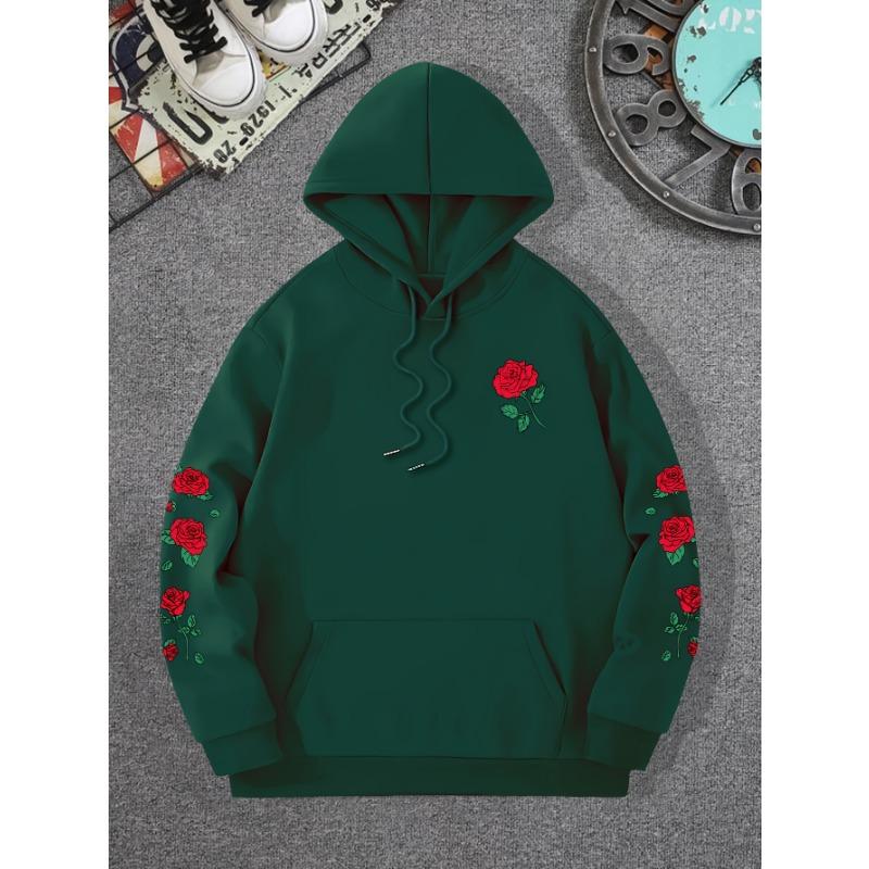 New Winter Casual Women's Loose -Lined Warm Hooded Sweatshirt