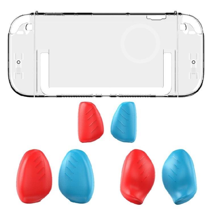Protector Cover Clear Skin Sleeve for NS2 Gamepad Housing Protective Case with Handle Grips Game Console Shell