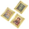 Dollhouse Miniature 1:12 Mini Decorative Accessories Antique Frame Oil Painting