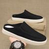 Herren Canvas Hausschuhe Sommer Outdoor Anti-Rutsch Weichsohle Mode Jugend Freizeit Hausschuhe Fahrsandalen Joker Tide Halbschuhe