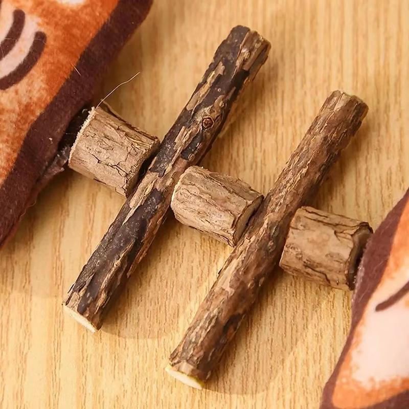 Cat Chew Toys Interactive Grilled Fish Toys Silvervine Cat Teaser Toy Clean Mouth Kitten Play Toy Pet Supplies Accessories