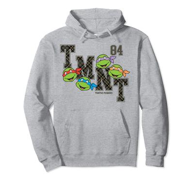 Teenage Mutant Ninja Turtles Plaid 84ft TMNT Logo Hoodie