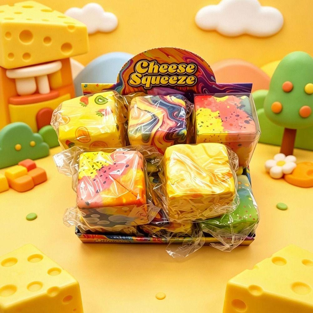 Square Anti-stress Squeeze Soft Stress Relief Toy New Fidget Toy