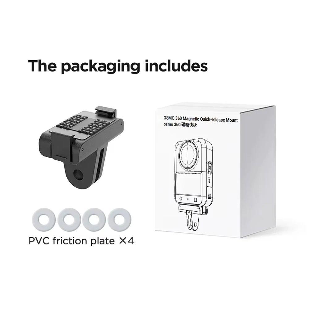 Dual Claw Interface Extension Mount Base Adapter Mount for DJI Osmo 360 Action Camera Accessories
