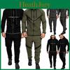Stylish Men Tracksuit With Hooded Design And Adjustable Waistline For Comfort