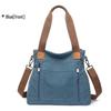 Damen Canvas Tote & Umhänge-Messenger-Taschen mit großem Fassungsvermögen