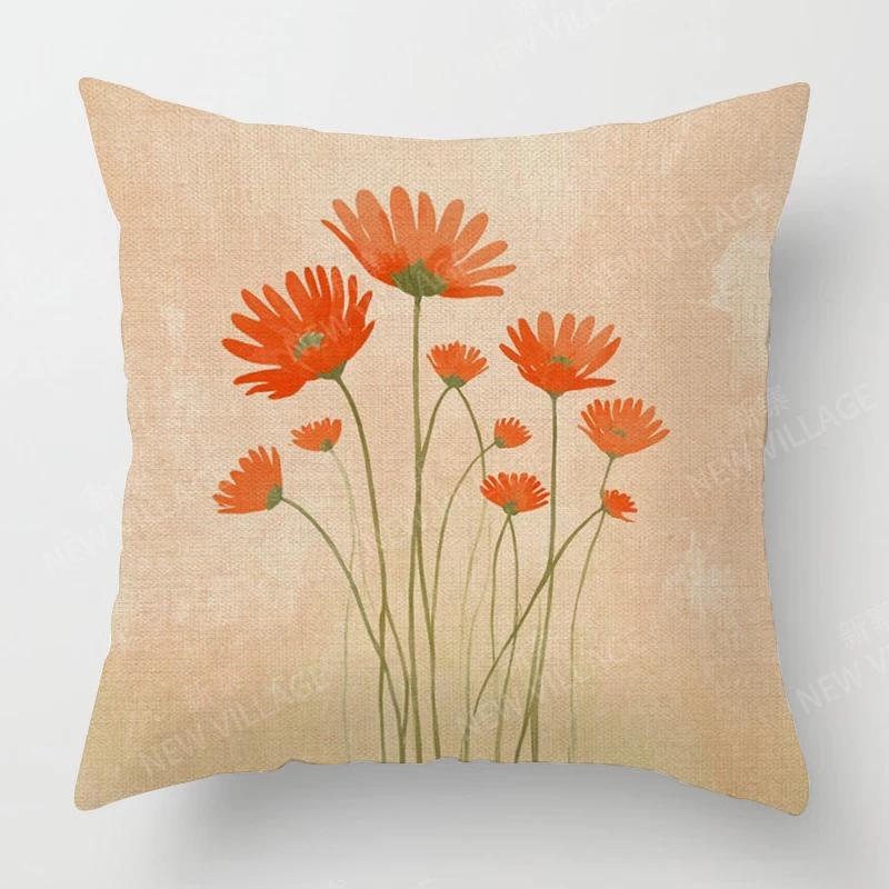 

Современная декоративная подушка для декора дома, гостиной, накидка на подушку 45*45 40x40см 60x60см 45x45см 50x50см бохо растение диван 16x16in 40x40cm