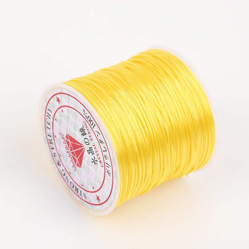 50M Pružná Elastická Korálková Nit Šňůra Struna pro DIY Výrobu Náramků a Šperků