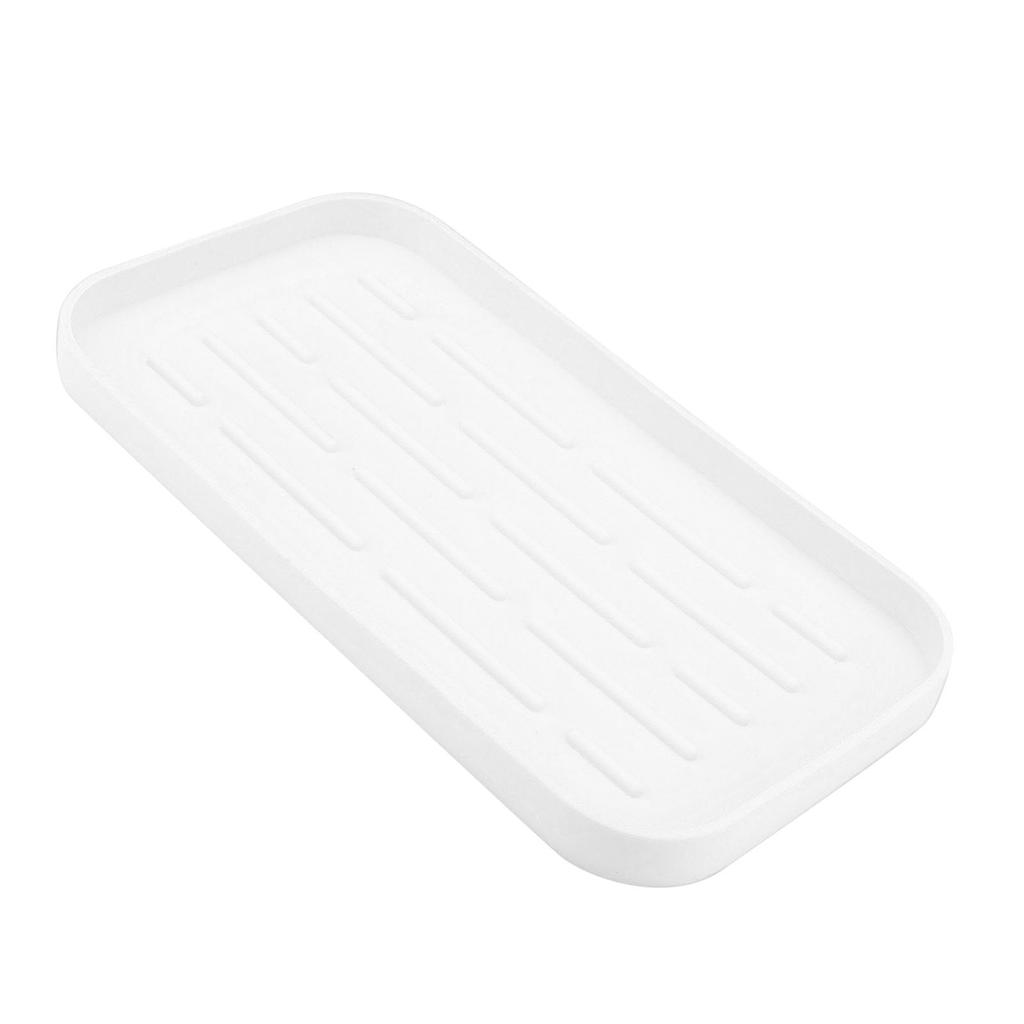 Silicone Dish Drying Mat Convex Design Raised Edges Soft Flexible Prevent Slip Silicone Drain Tray for Kitchen Counter